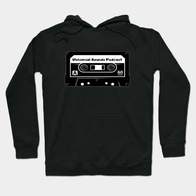 Universal Sounds Podcast Cassette Tee Hoodie by Small Batch Network